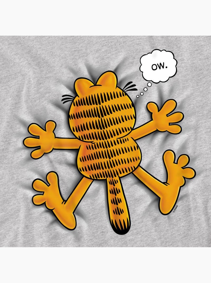 T-shirt ow - garfield Gris chiné - Kiabi