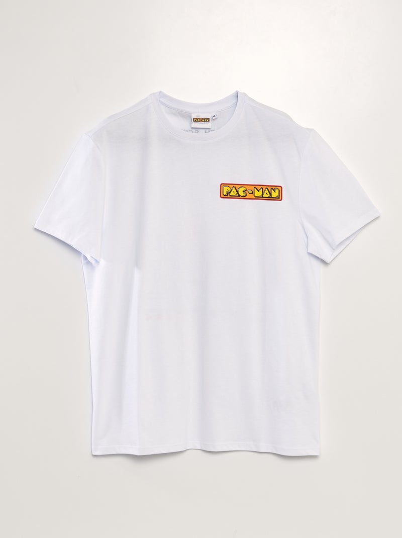 T-shirt 'Pac-Man' blanc - Kiabi