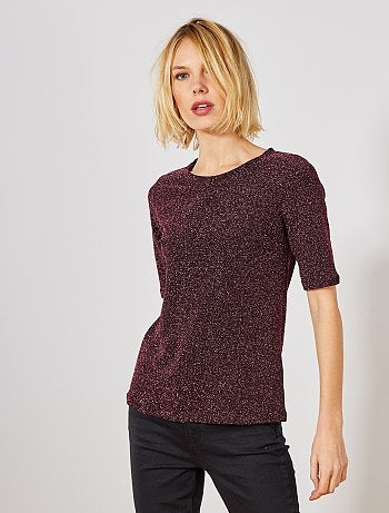 T-shirt pailleté - Kiabi