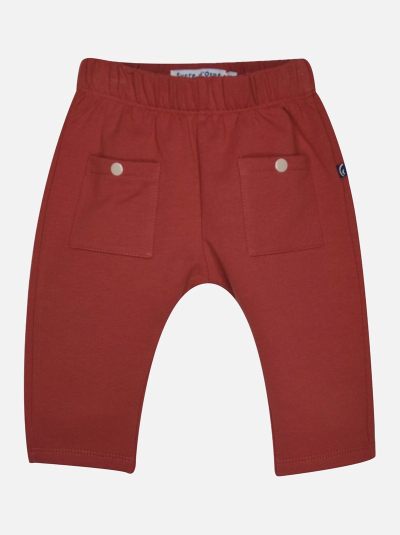 T-SHIRT + PANTALON BEBE FOOTING Rouge - Kiabi
