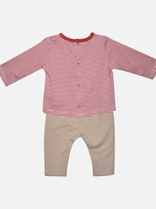 T-SHIRT + PANTALON BEBE FUNBOARD - Kiabi