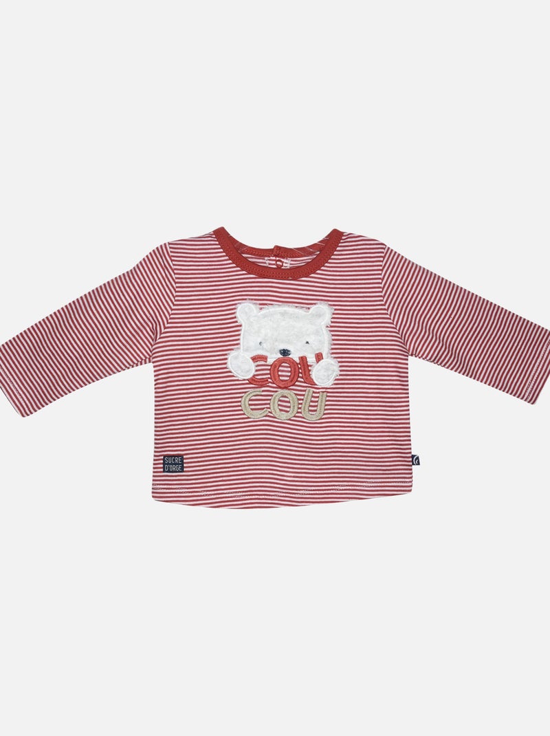 T-SHIRT + PANTALON BEBE FUNBOARD Beige - Kiabi