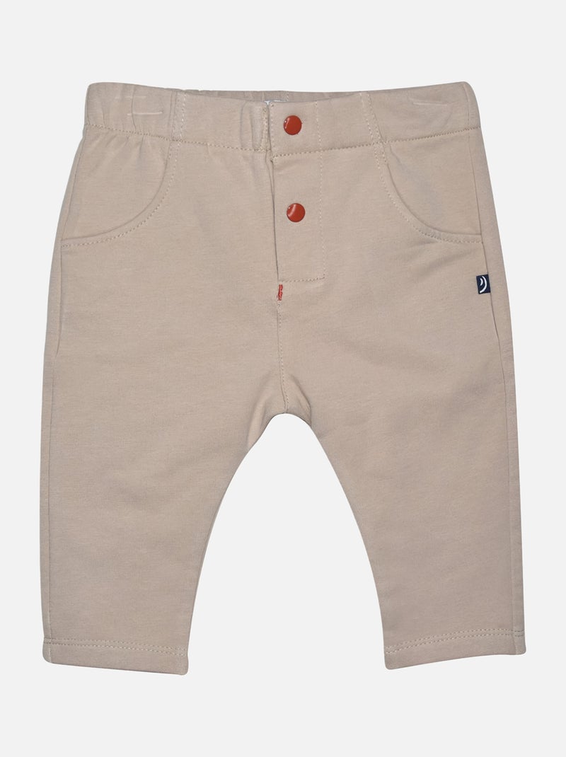 T-SHIRT + PANTALON BEBE FUNBOARD Beige - Kiabi