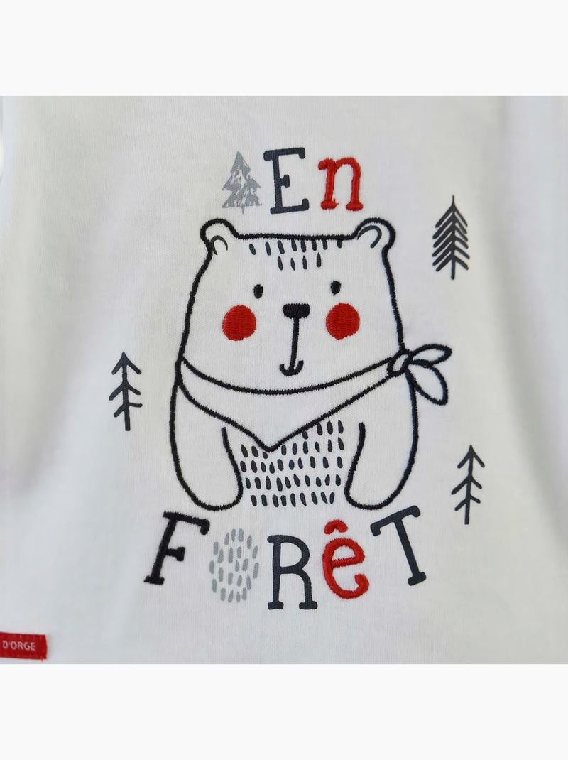 T SHIRT + PANTALON BOUDHA Gris - Kiabi