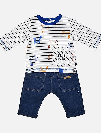 T SHIRT + PANTALON EN JEAN FRANCOIS