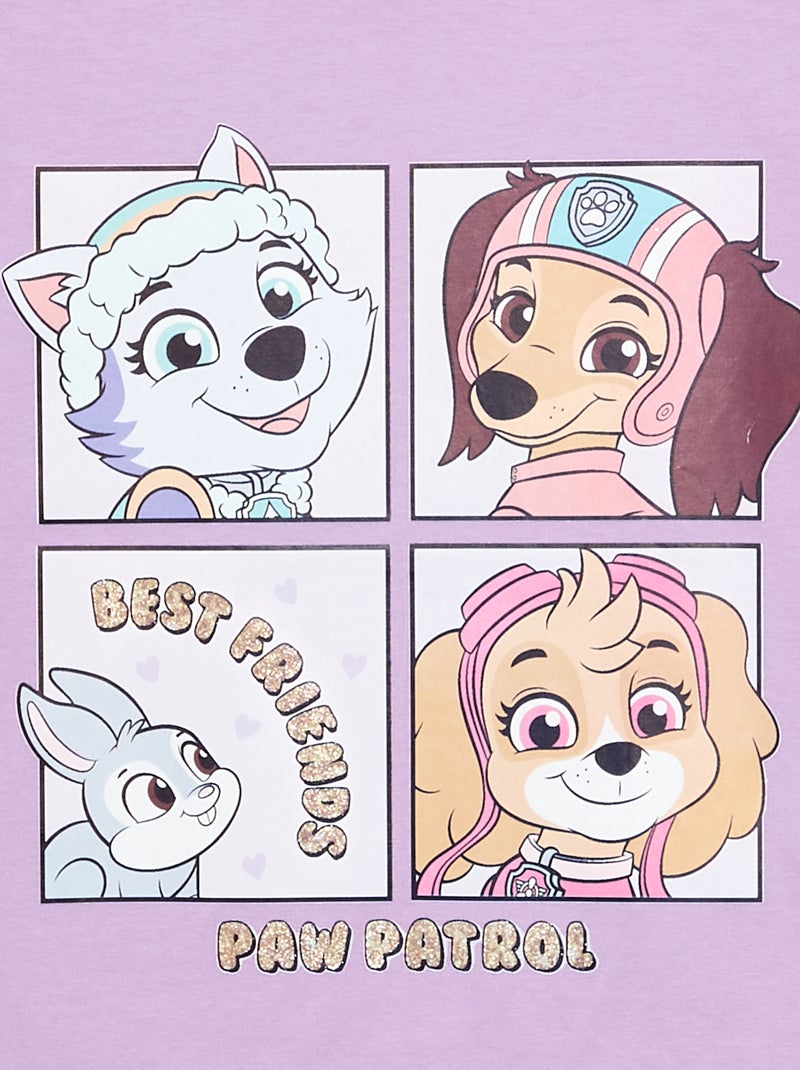 T-shirt 'Pat' Patrouille' à manches courtes Mauve/lilas - Kiabi