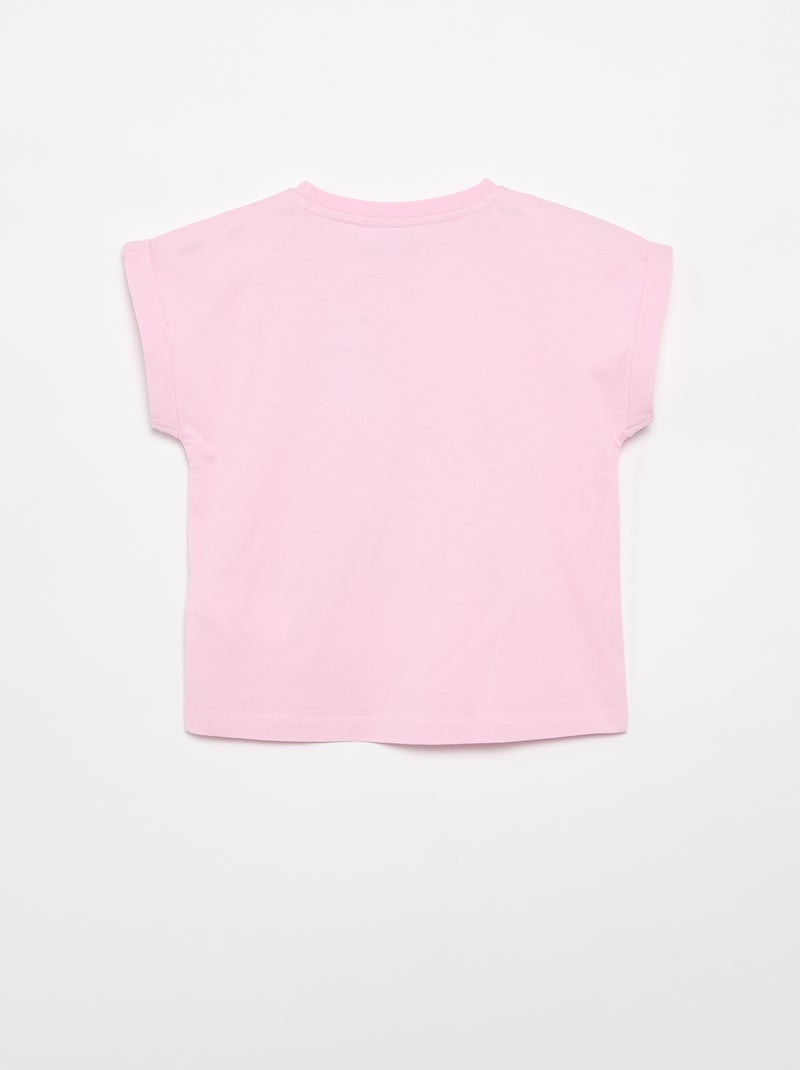 T-shirt 'Pat' Patrouille' à manches courtes Rose - Kiabi