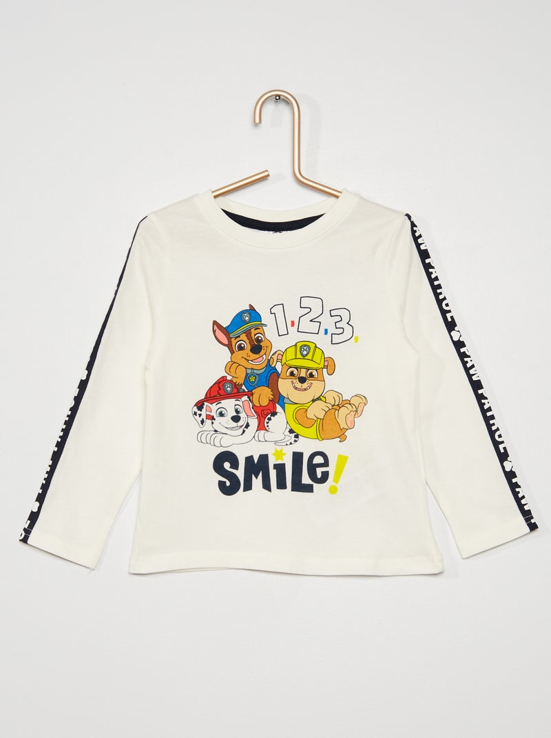 T-shirt 'Pat' Patrouille' blanc - Kiabi