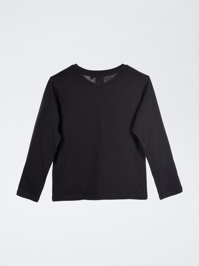 T-shirt 'Pat' Patrouille' Halloween Noir - Kiabi