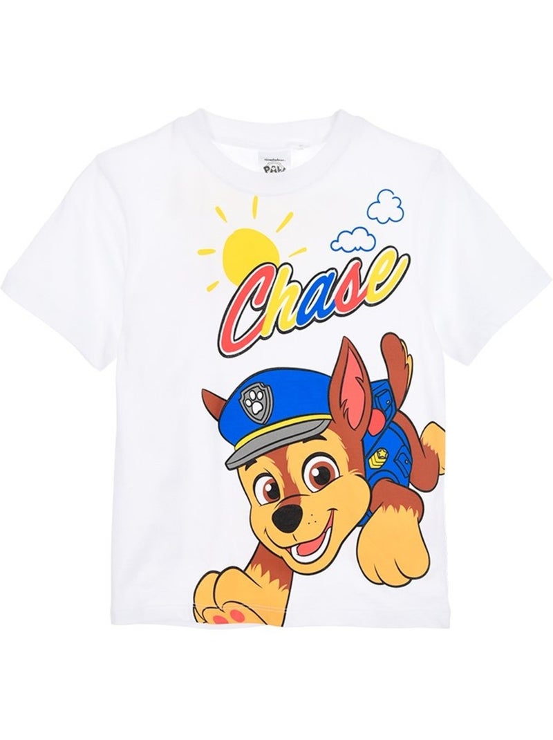 T-Shirt Pat Patrouille| Licence Officielle Blanc - Kiabi