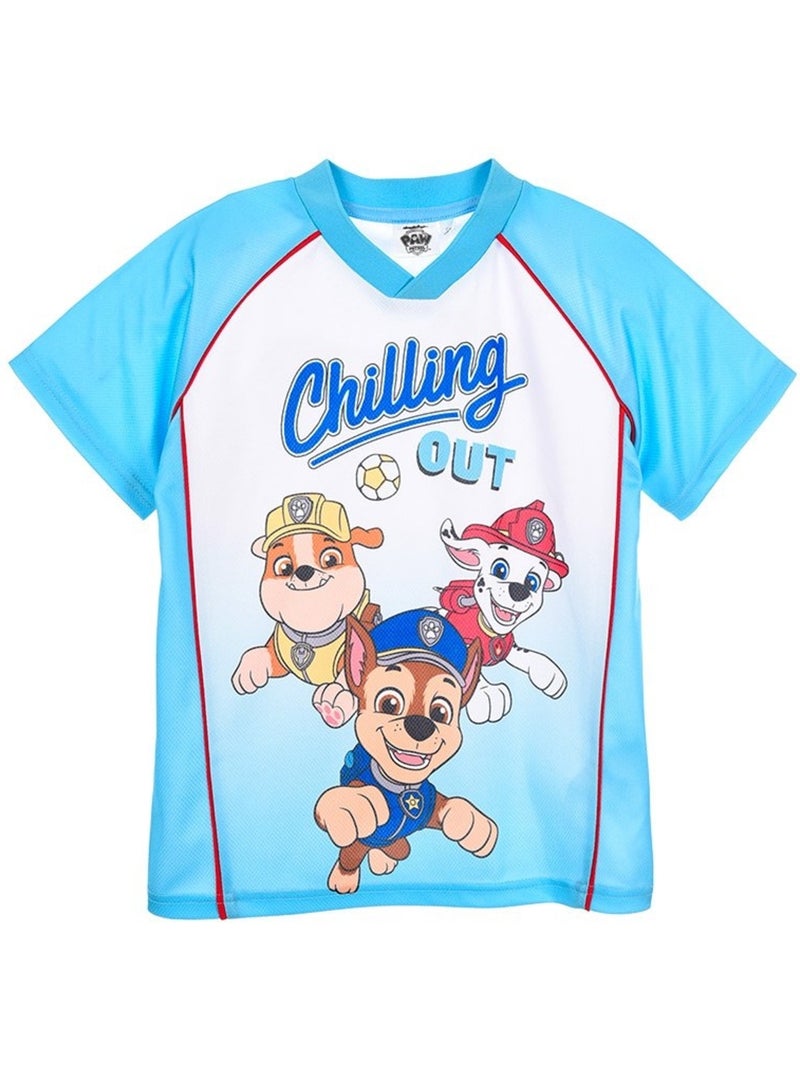 T-Shirt Pat Patrouille| Licence Officielle Bleu - Kiabi