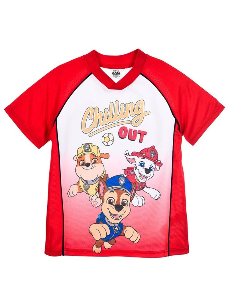 T-Shirt Pat Patrouille| Licence Officielle Rouge - Kiabi