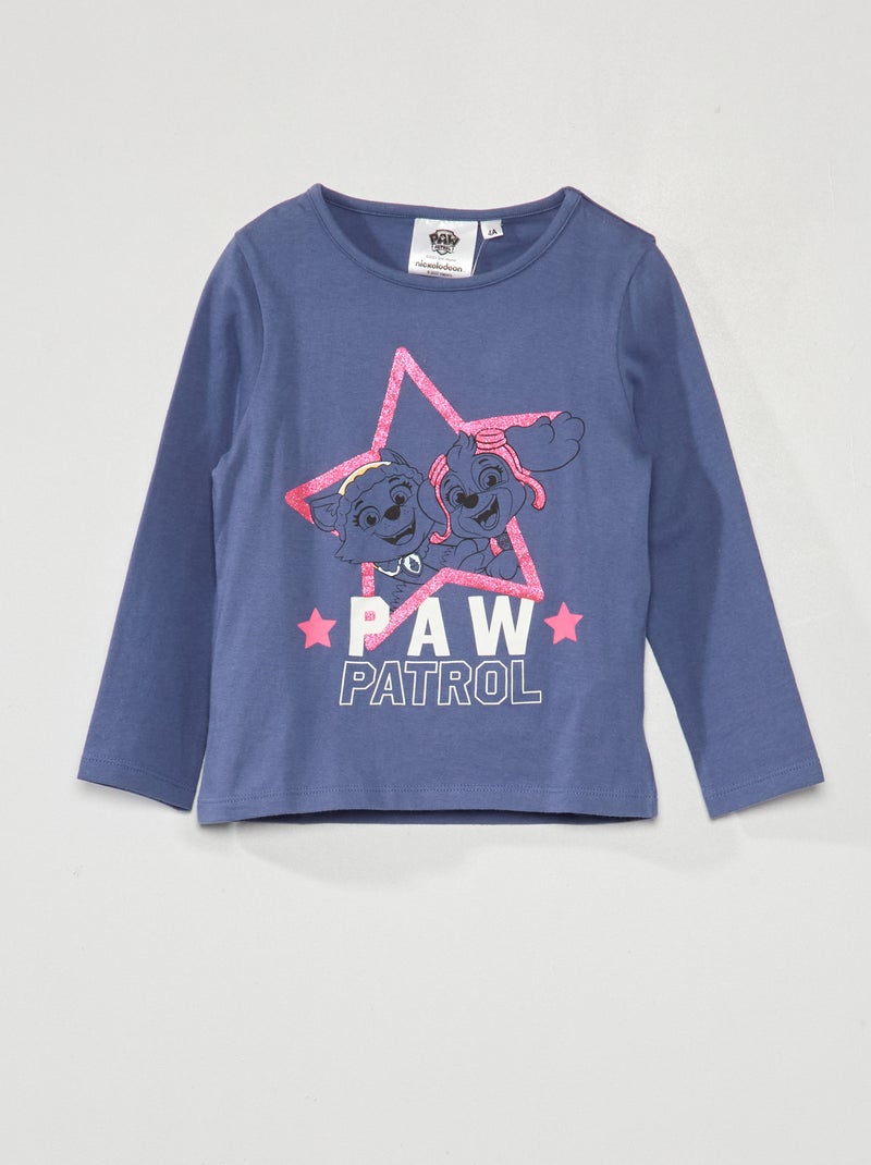 T-shirt 'Pat 'patrouille' manches courtes bleu - Kiabi