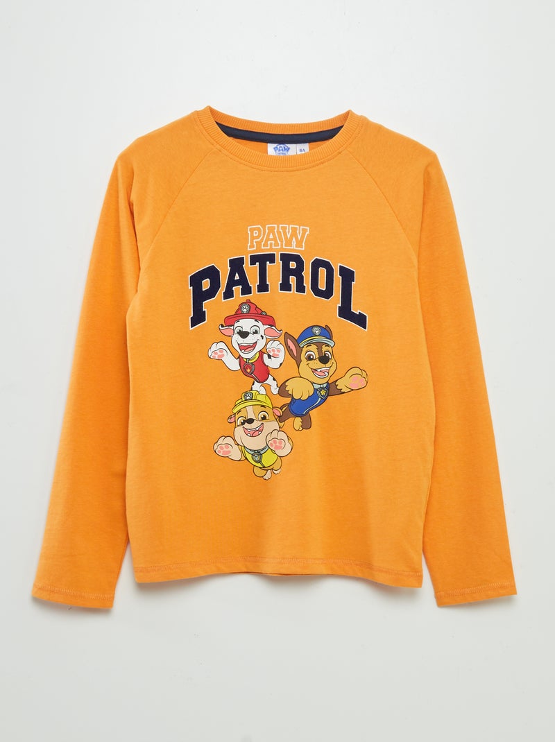 T-shirt 'Pat Patrouille' Orange - Kiabi