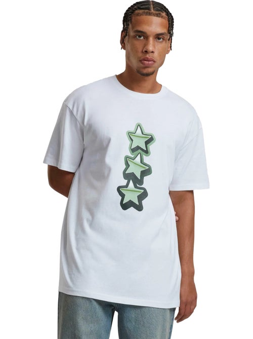 T-shirt peace&love - mister tee - Kiabi