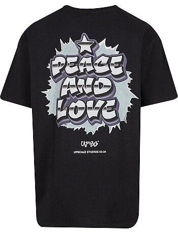 T-shirt peace&love - mister tee