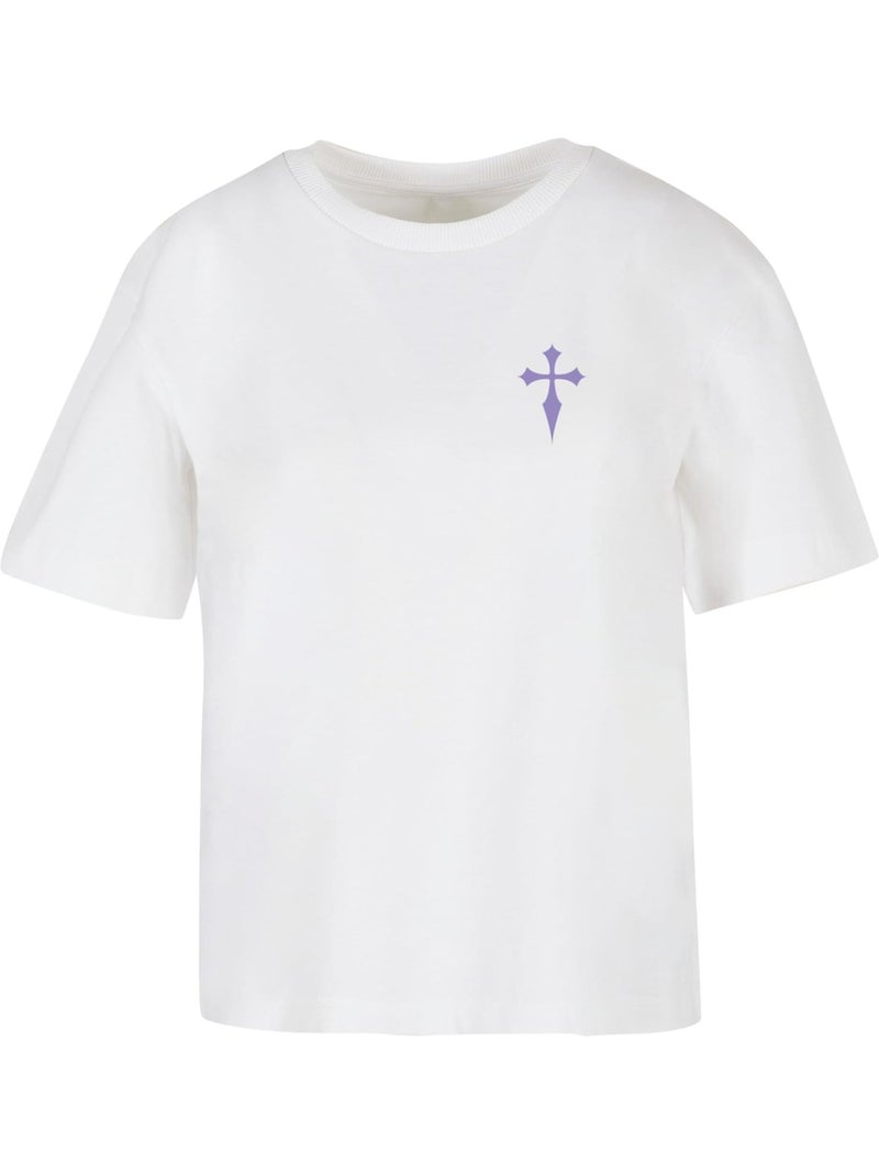 T-shirt pearl spider - miss tee Blanc - Kiabi