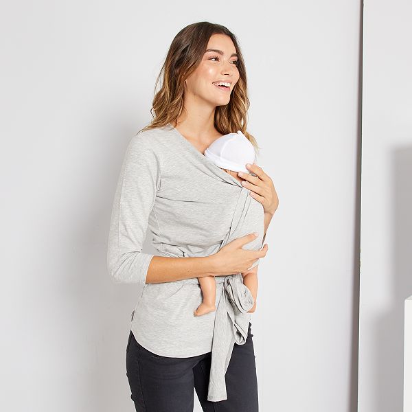 T-shirt peau à peau Vêtement de grossesse - Kiabi - 18,00€