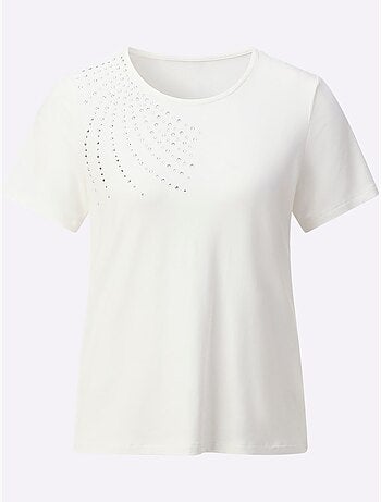 T-shirt Petites Pierres Brillantes Fantaisie - Taille Standard - Helline