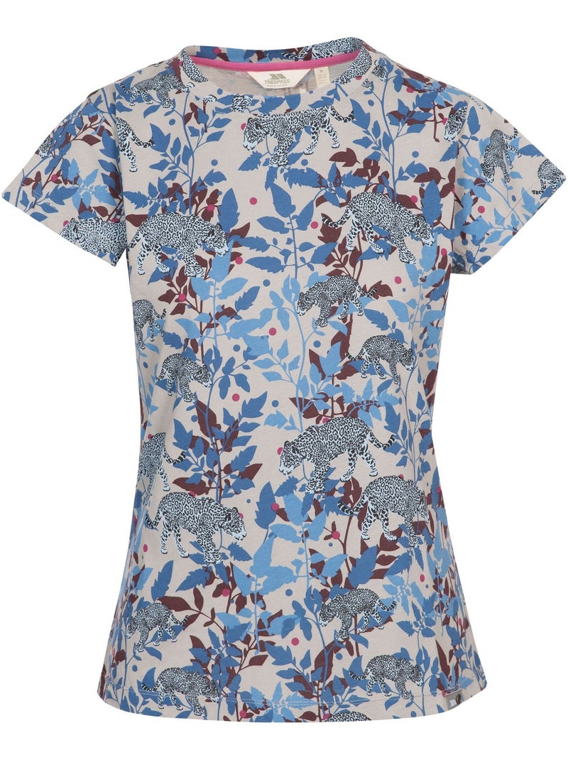 T-shirt phillipa - trespass Bleu denim - Kiabi