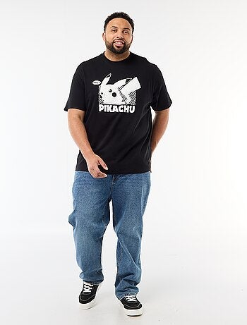 T-shirt 'Pikachu' 'Pokémon' à manches courtes