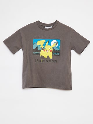 T-shirt 'Pikachu' 'Pokémon' manches courtes