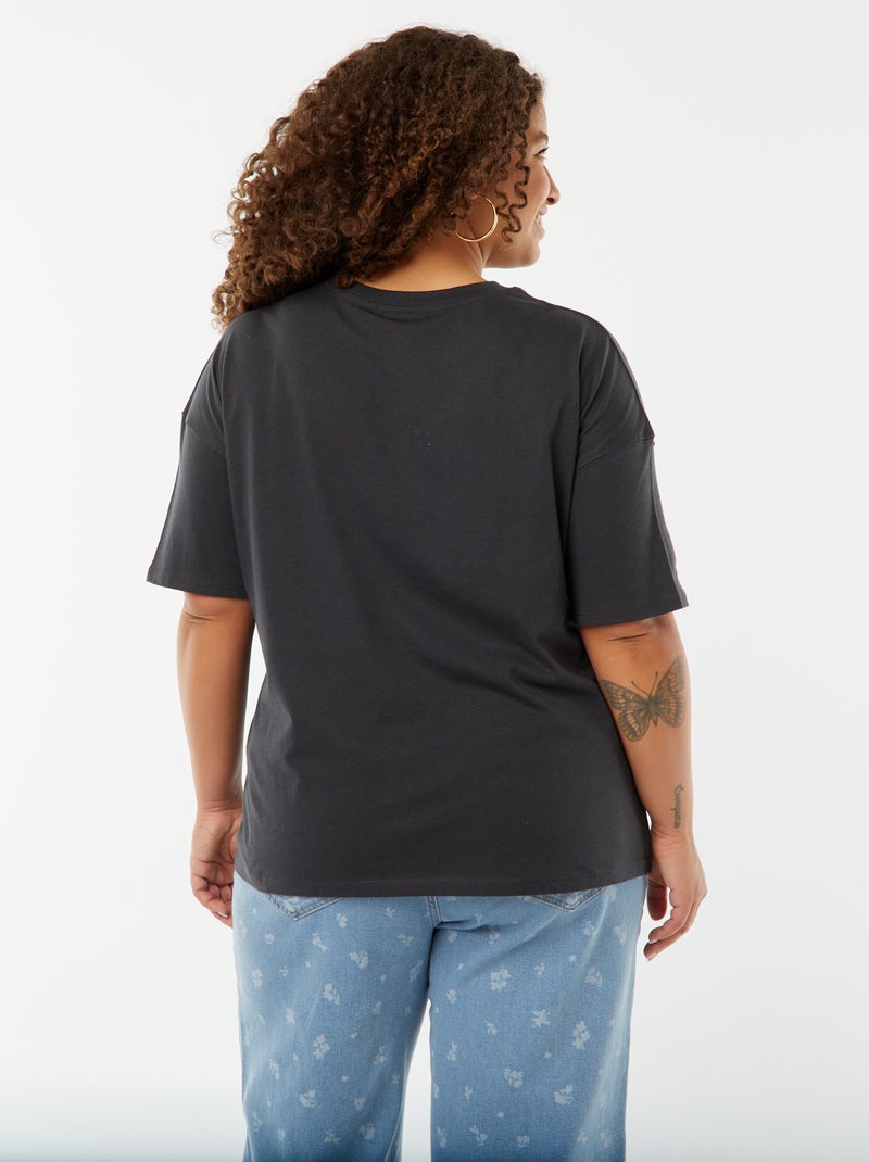 T-shirt 'Pink Floyd' manches courtes NOIR - Kiabi