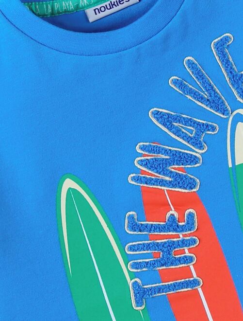T-shirt planche de surf à manches courtes, - Noukie's - Kiabi