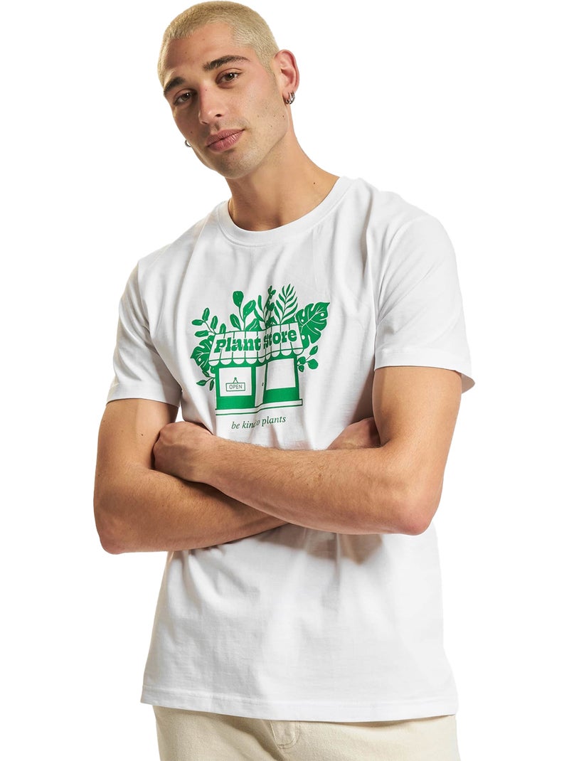 T-shirt plant store - mister tee Blanc - Kiabi