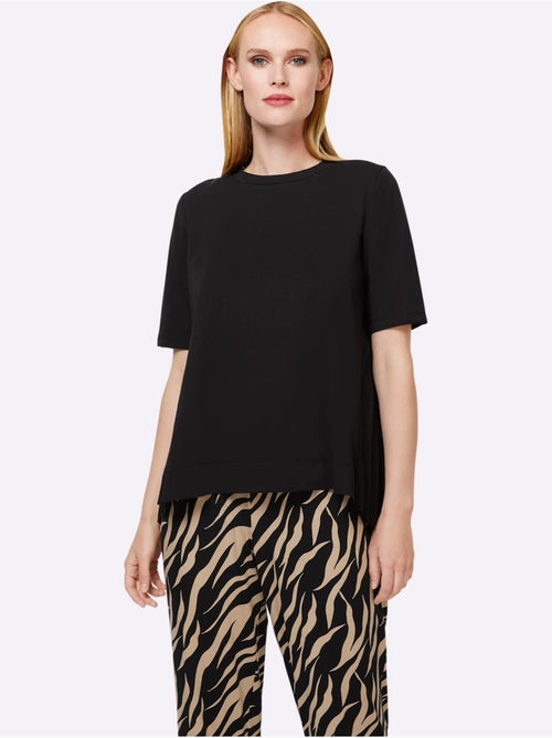 T-shirt Plissé élasthanne - Taille Standard - Helline - Kiabi