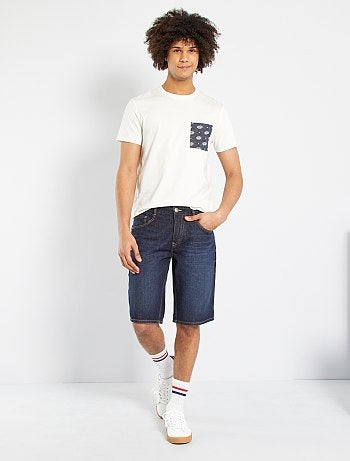 T-shirt poche jacquard éco-conçu