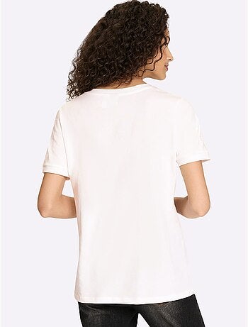 T-shirt Poche Poitrine Brodée - Taille Standard - Helline