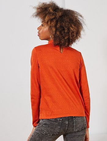 T-shirt pointelle - Kiabi