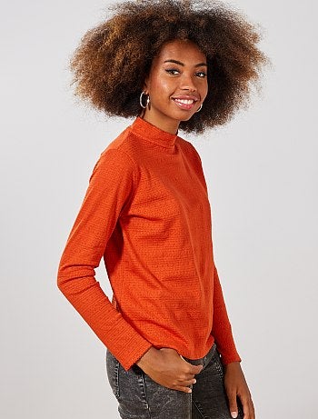 T-shirt pointelle - Kiabi