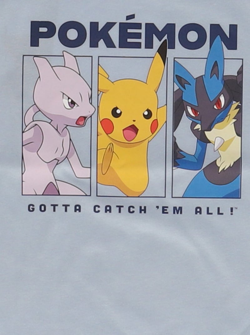 T-shirt 'Pokémon' à manches courtes Bleu - Kiabi