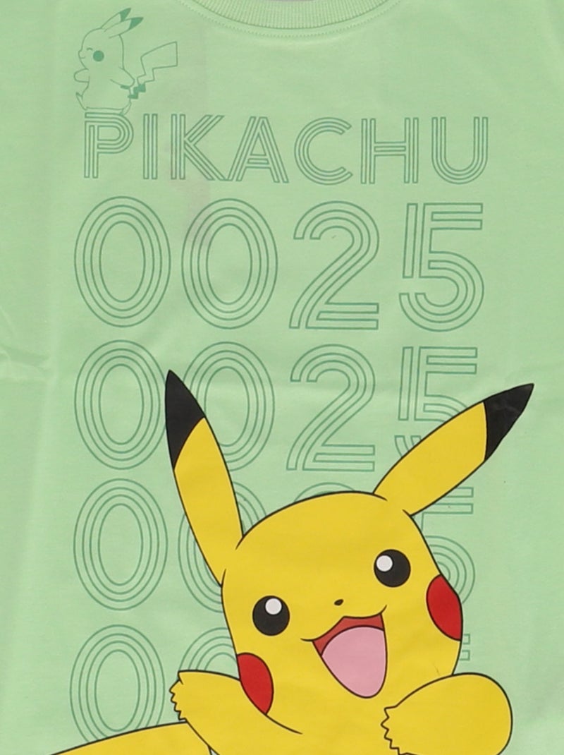 T-shirt 'Pokémon' à manches courtes Vert - Kiabi