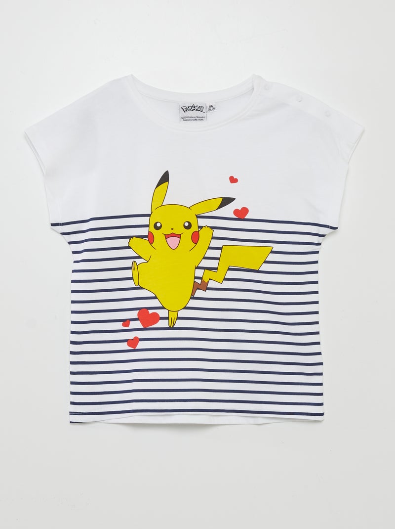 T-shirt 'Pokémon' blanc - Kiabi