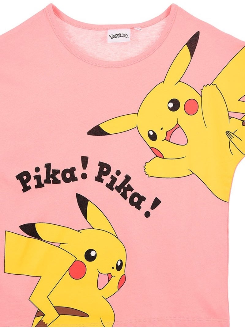 T-Shirt Pokemon | Licence Officielle Rose - Kiabi