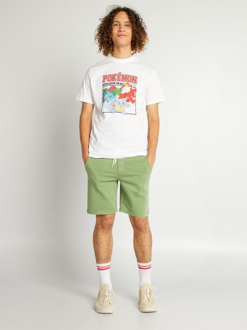 T-shirt 'Pokémon' manches courtes Blanc - Kiabi