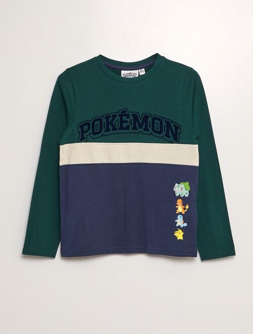 T-shirt 'Pokémon' manches longues - Kiabi