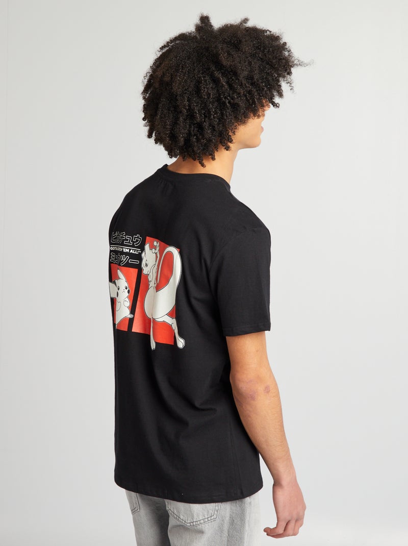 T-shirt 'Pokemon' Noir - Kiabi