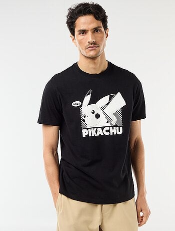 T-shirt 'Pokemon' 'Pikachu' à manches courtes