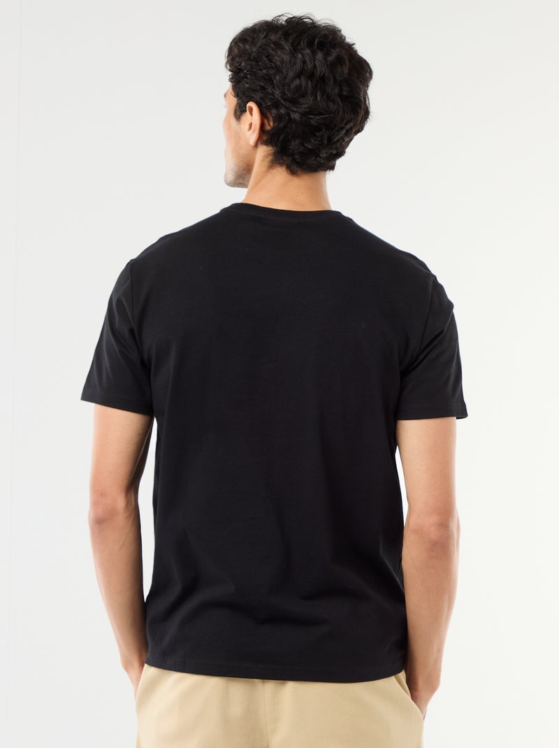 T-shirt 'Pokemon' 'Pikachu' à manches courtes Noir - Kiabi