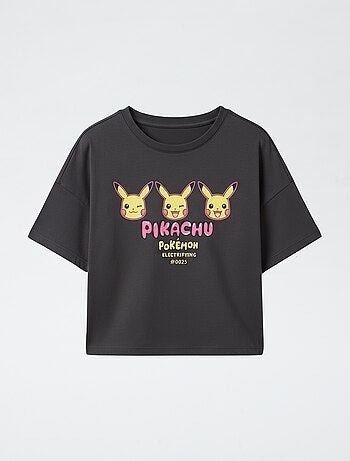T-shirt 'Pokemon' 'Pikachu' à manches courtes