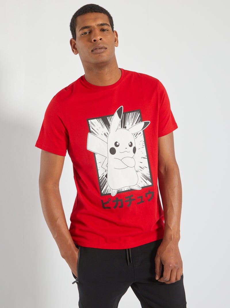 T-shirt 'Pokémon' Rouge - Kiabi