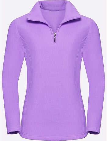 T-shirt polaire polaire moelleuse - taille standard - moda vilona