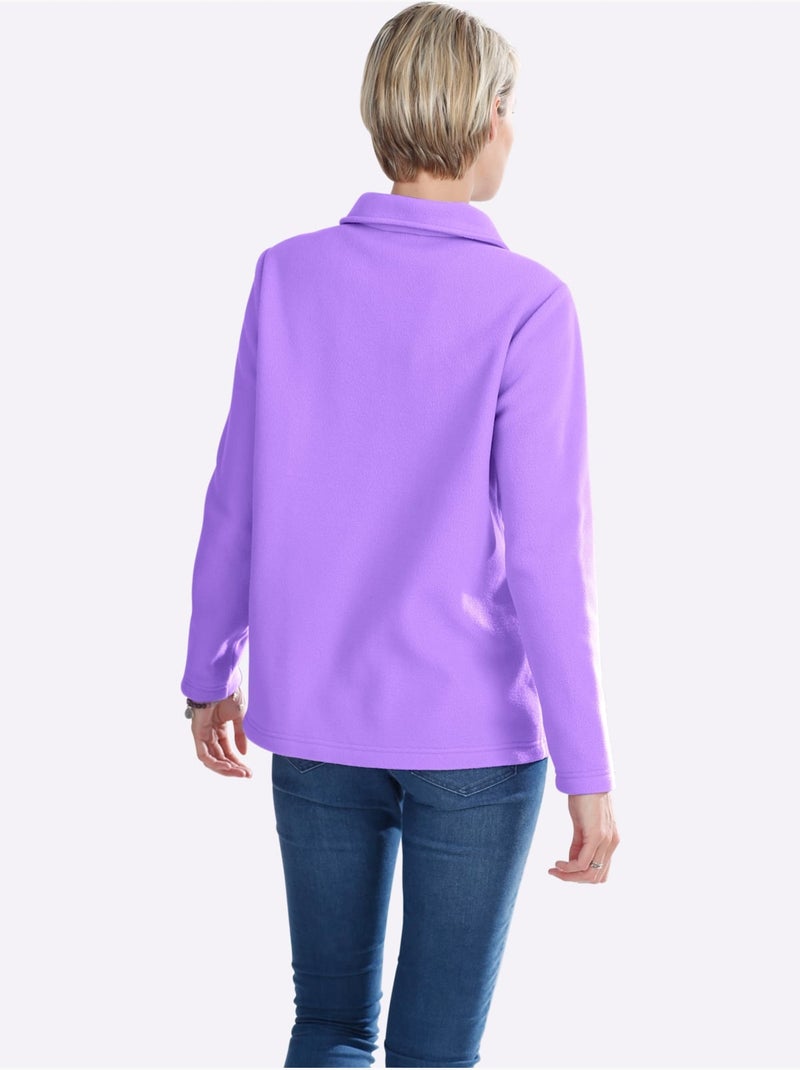 T-shirt polaire polaire moelleuse - taille standard - moda vilona Parme - Kiabi
