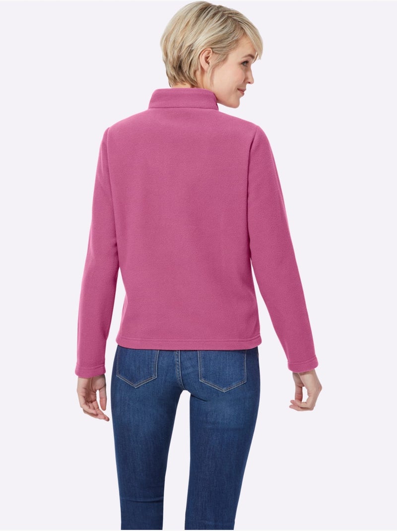T-shirt polaire polaire très douce - taille standard - witt Mauve lilas - Kiabi