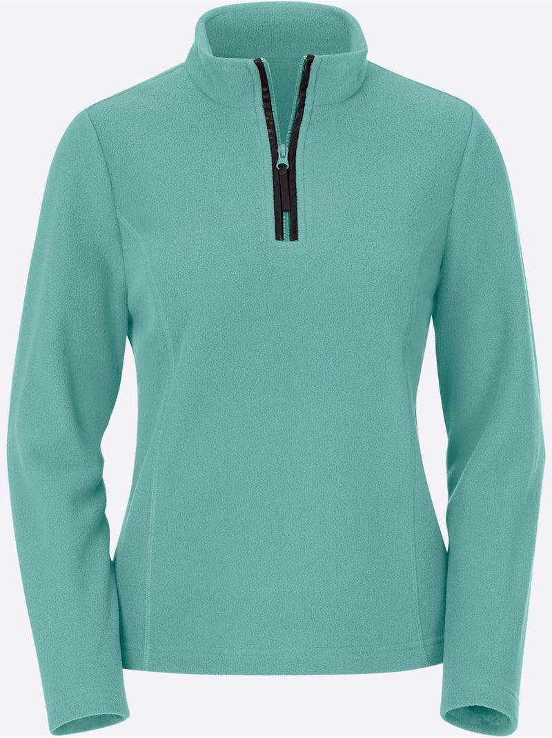 T-shirt polaire polaire très douce - taille standard - witt Turquoise - Kiabi