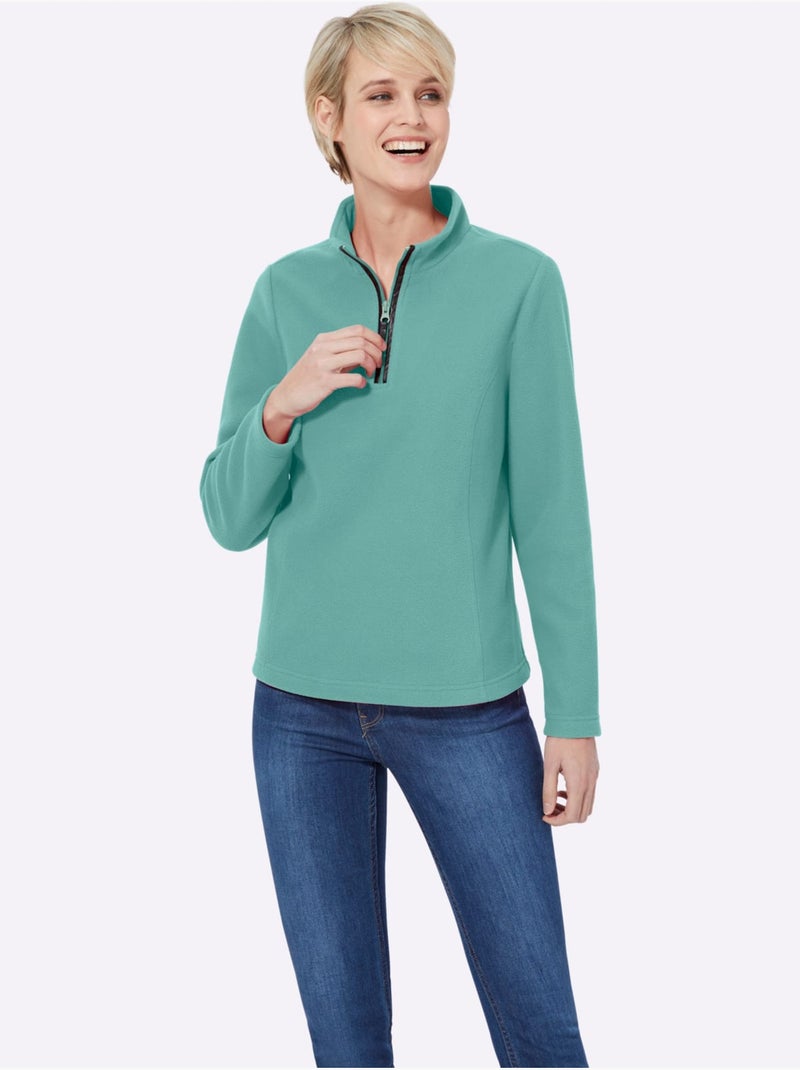 T-shirt polaire polaire très douce - taille standard - witt Turquoise - Kiabi